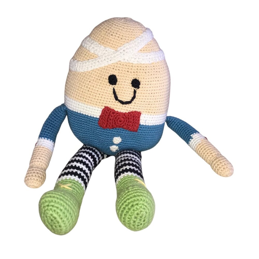 Pebble | Handmade Humpty Dumpty | Crochet | Fair Trade Pretend Imaginative Play